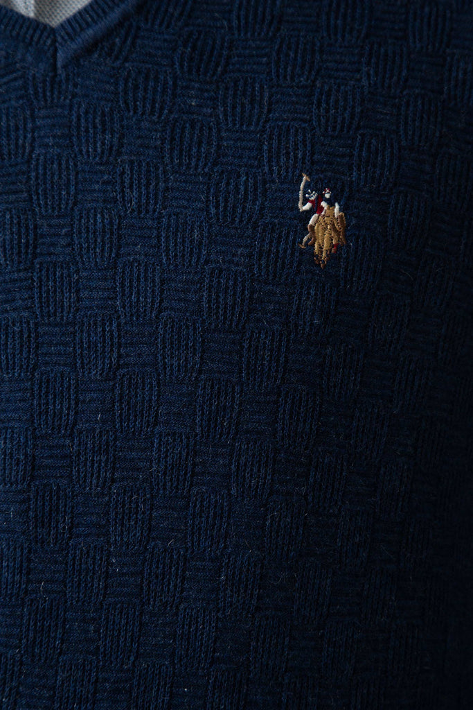 U.S. Polo Assn. teget plavi muški džemper (652152VR033) 4