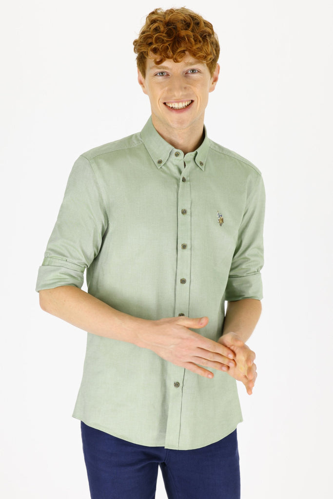 U.S. Polo Assn. zelena muška košulja (1271087VR027) 1