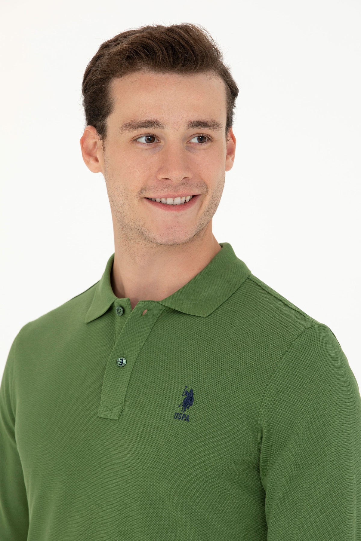 U.S. Polo Assn. zelena muška majica dugi rukav