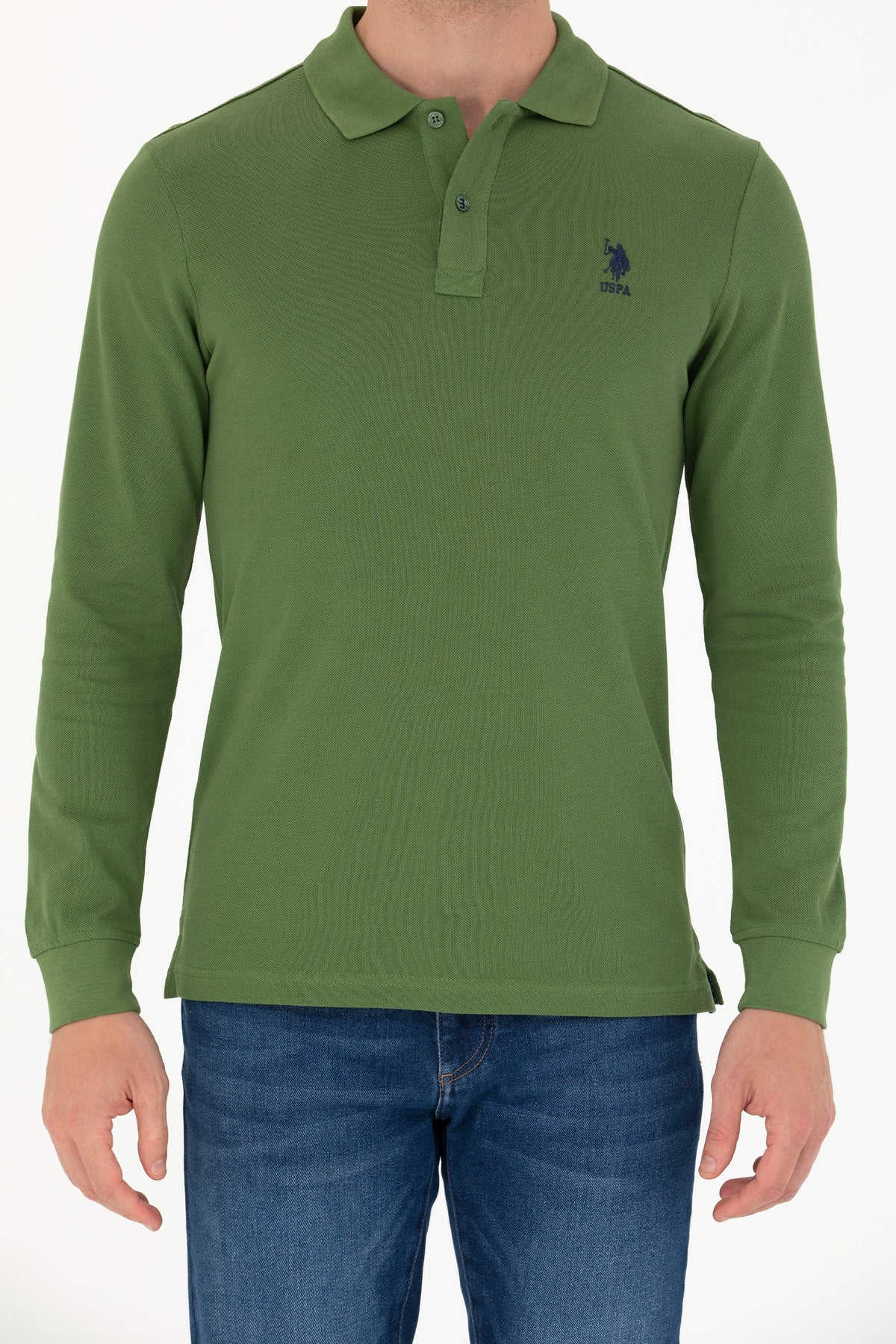 U.S. Polo Assn. zelena muška majica dugi rukav