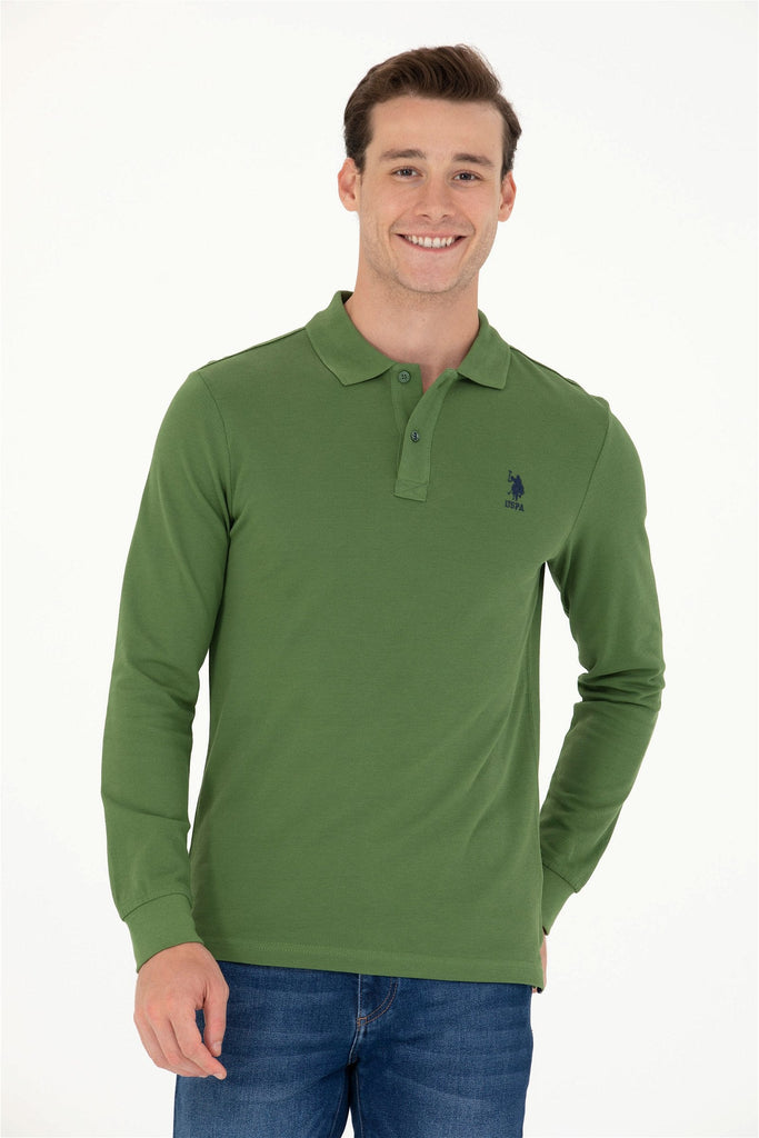 U.S. Polo Assn. zelena muška majica dugi rukav
