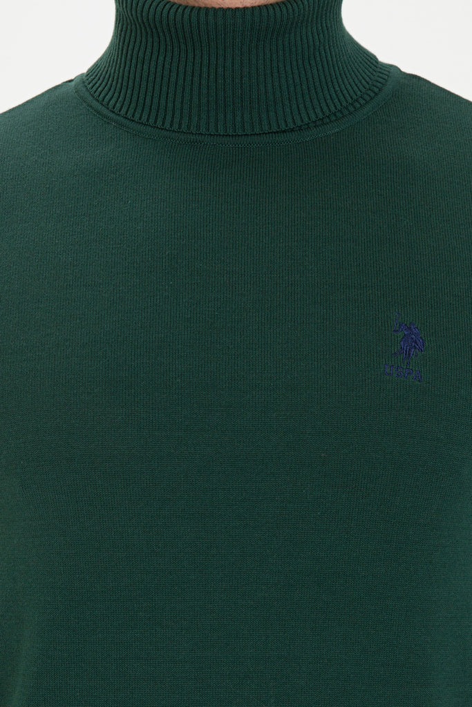 U.S. Polo Assn. zelena muška rolka sa detaljem na rukavu
