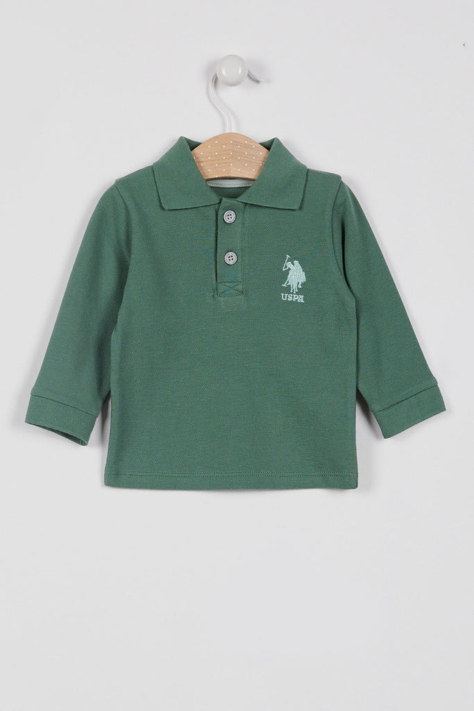 U.S. Polo Assn. zelena polo majica za bebe (USB998-Glass) 1