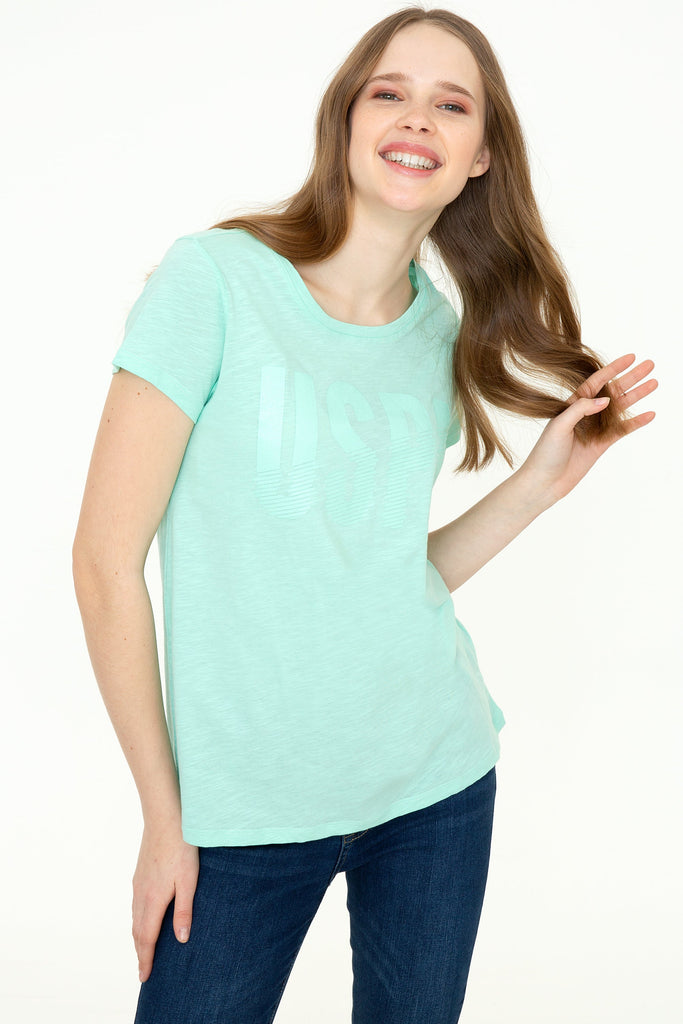 U.S. Polo Assn. mint zelena ženska majica (1226676VR090) 5