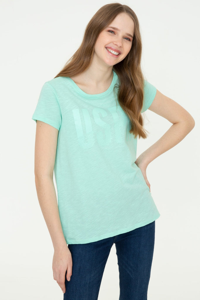 U.S. Polo Assn. mint zelena ženska majica (1226676VR090) 1