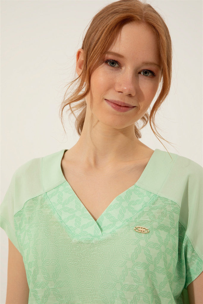 U.S. Polo Assn. zelena ženska majica (1362914VR090) 4