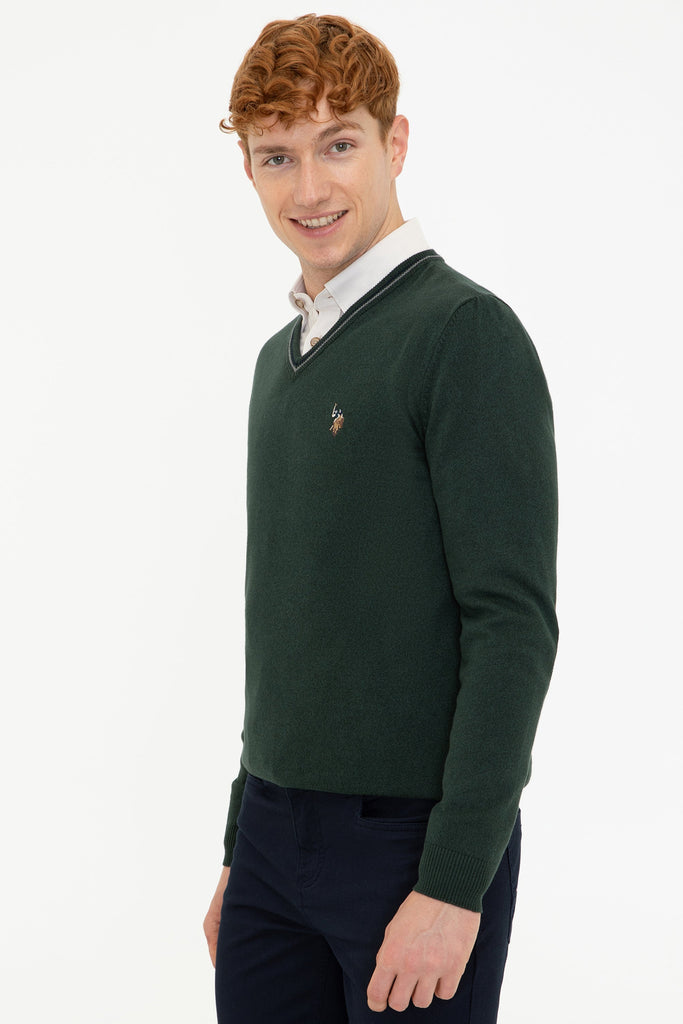 U.S. Polo Assn. zeleni muški džemper (1259758VR054) 3
