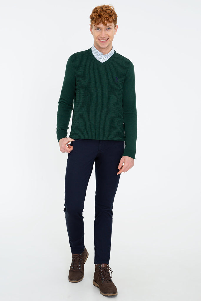 U.S. Polo Assn. zeleni muški džemper (1259838VR054) 3