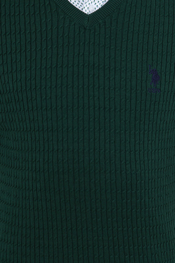 U.S. Polo Assn. zeleni muški džemper (1259838VR054) 4