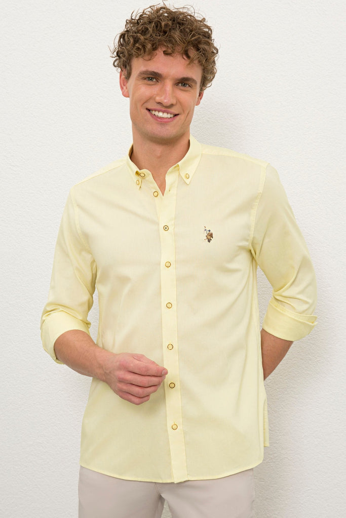 U.S. Polo Assn. žuta muška košulja (993894VR044) 1