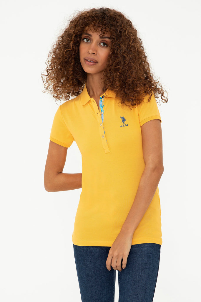 U.S. Polo Assn. žuta ženska polo majica (1208561VR044) 3