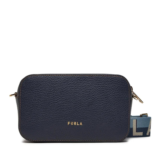Furla plava ženska torba s elegantnim lančanim remenom-[SKU]