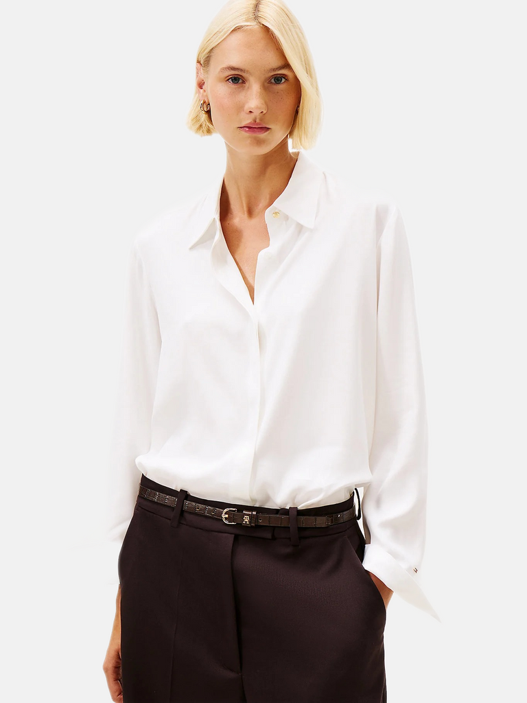 Tommy Hilfiger bijela ženska elegantna košulja-[SKU]