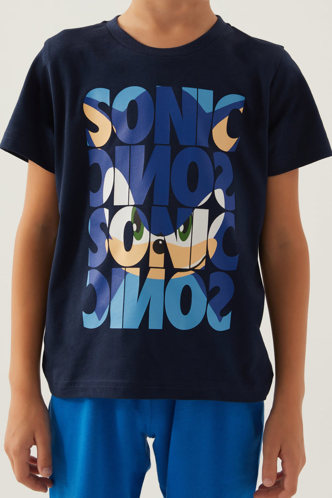 Warner Bros plavi komplet za dječake "Sonic"-[SKU]