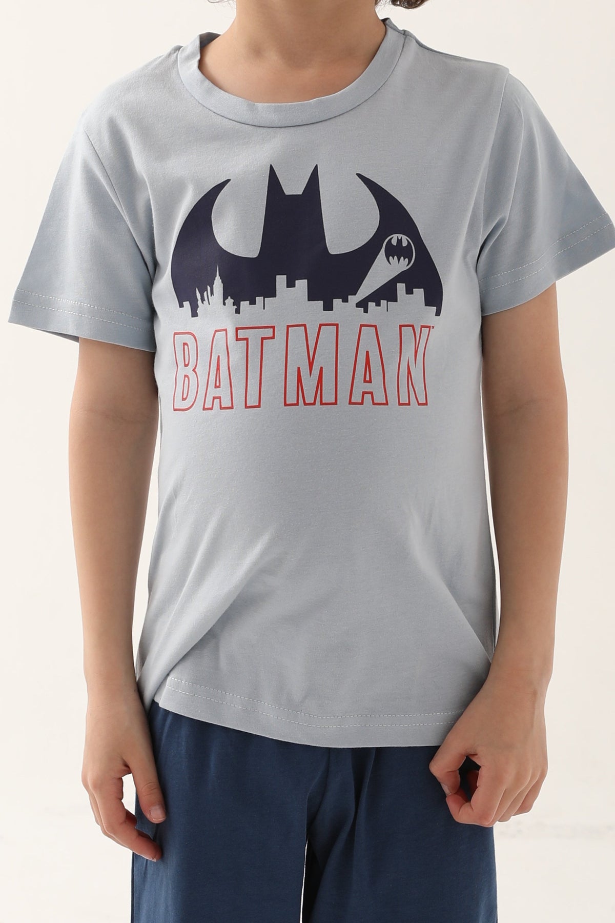 Warner Bros sivi komplet za dječake s Batman motivom