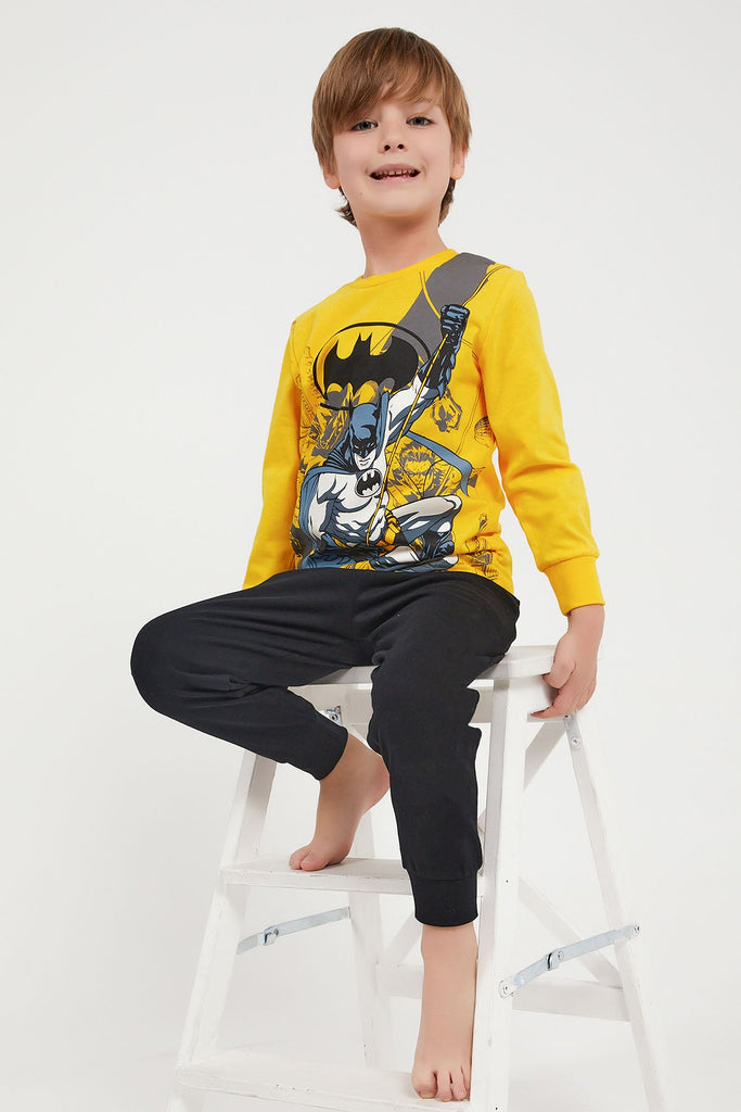 Warner Bros žuta pidžama za dječake (L1521-3-Yellow) 4