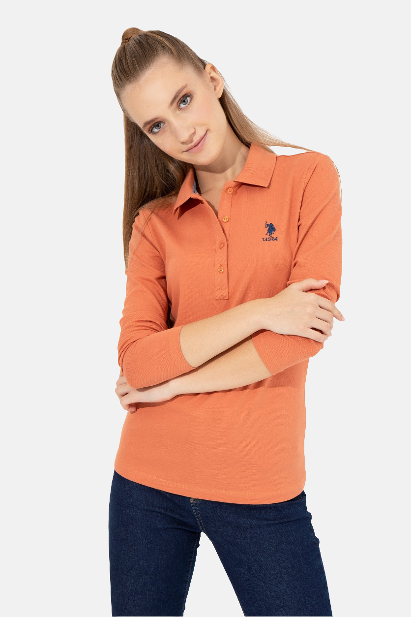 U.S. Polo Assn. BASIC narandžasta ženska polo majica