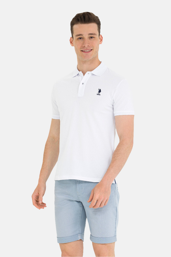 U.S. Polo Assn. bijela muška polo majica basic