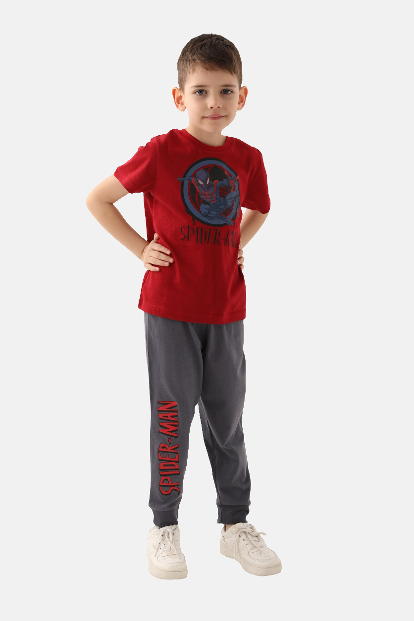 Marvel crvena pidžama za dječake sa Spiderman motivom