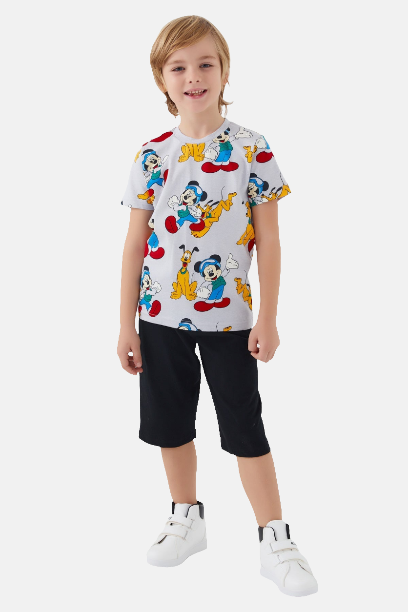 Disney sivi komplet za dječake s uzorkom crtanog junaka