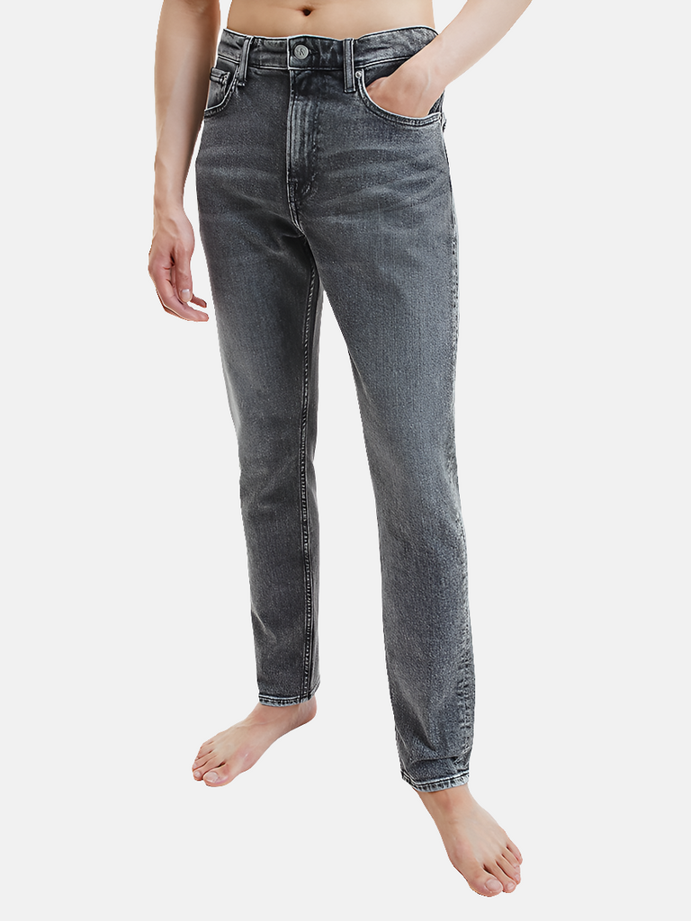 Calvin Klein sive muške farmerke sa uskim nogavicama-[SKU]