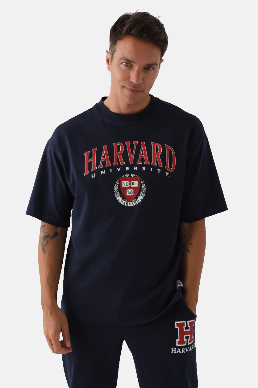 Harvard plava muška majica sa brojem 1636