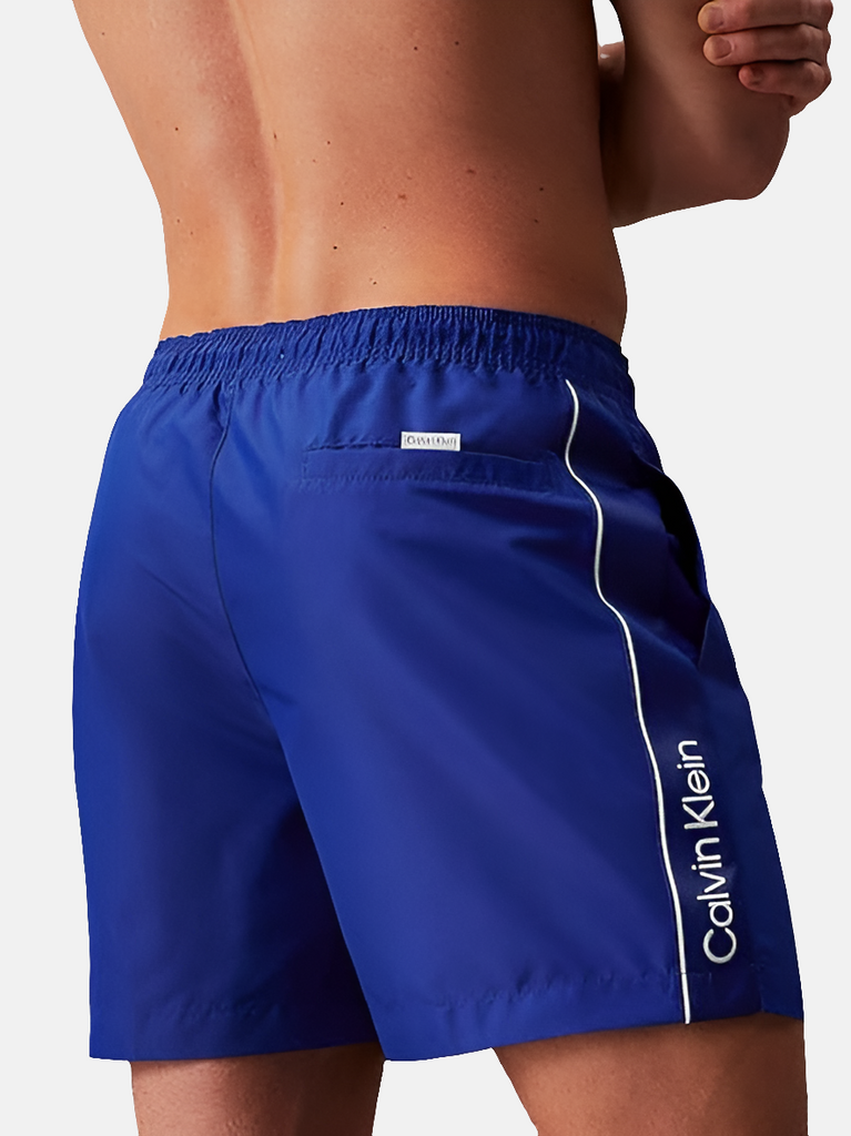 Calvin Klein plavi muški kupaći sa strukom na vezanje-[SKU]