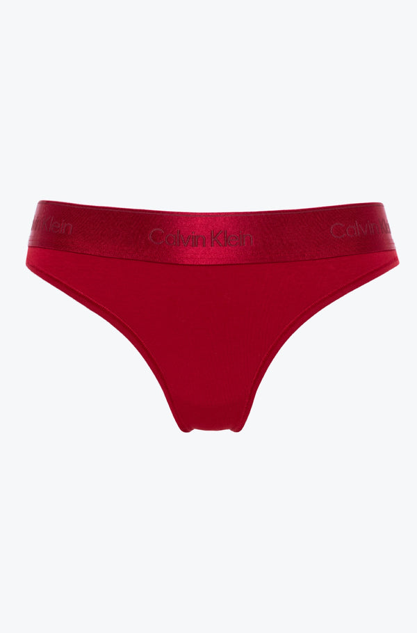 Calvin Klein crvene ženske gaćice sa širokom elastičnom trakom