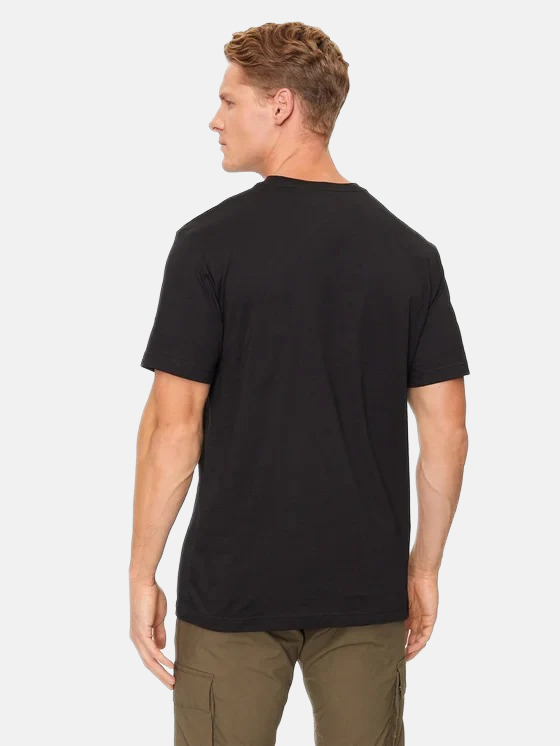 Calvin Klein crna muška majica s minimalističkim detaljima-[SKU]