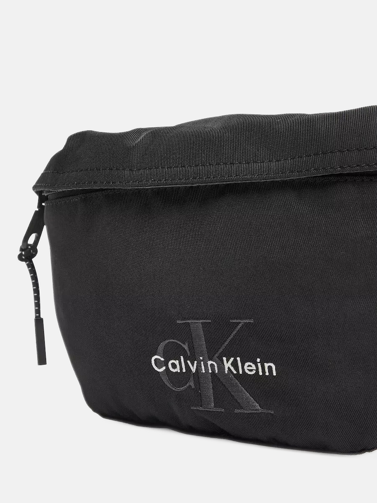 Calvin Klein crna muška platnena torba-[SKU]