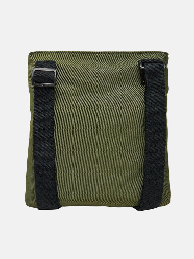 Calvin Klein zelena muška torba sa narandžastim detaljima-[SKU]