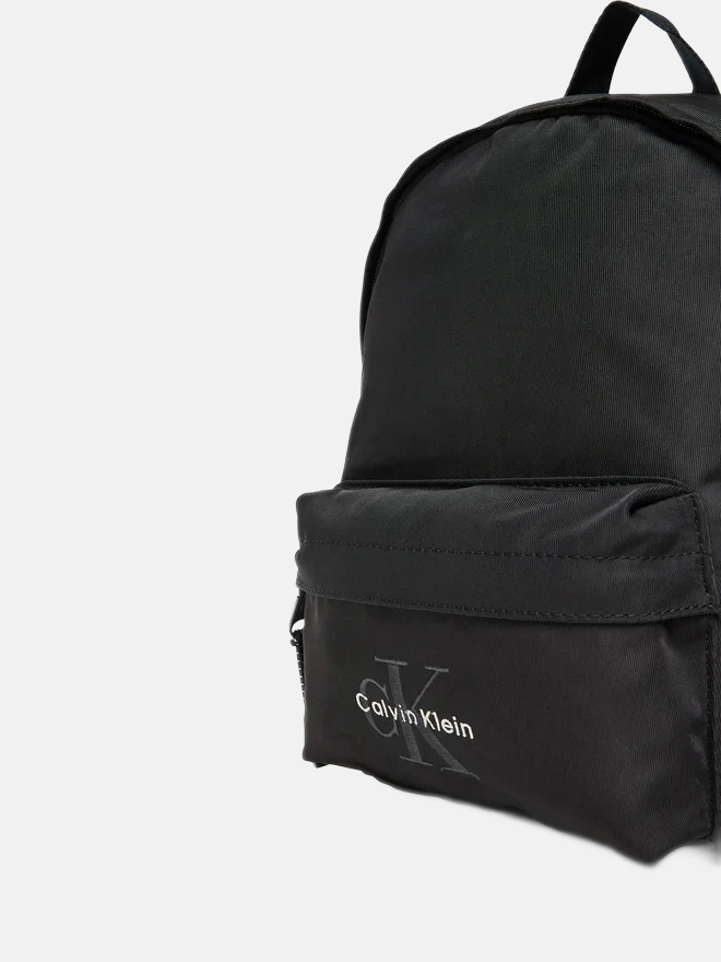 Calvin Klein crni muški ruksak sa prednjim džepom-[SKU]