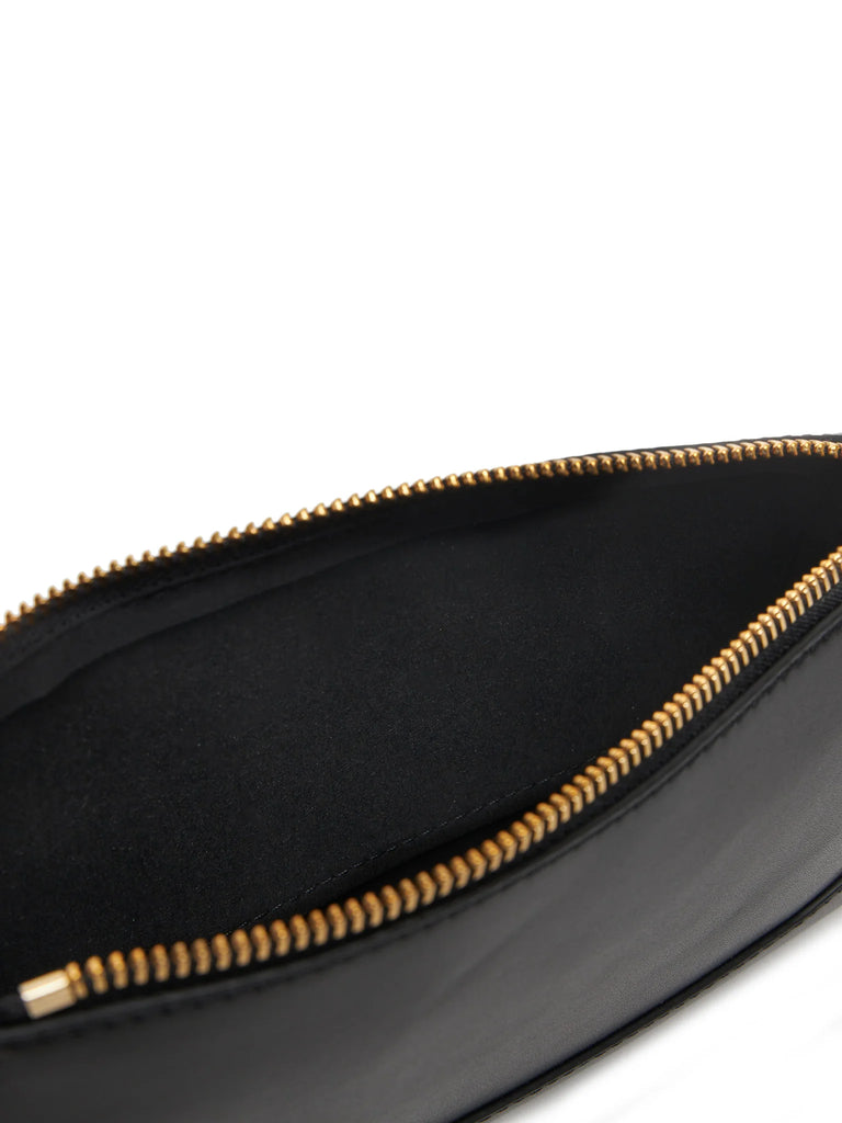 Calvin Klein crna ženska torba sa zlatnim detaljima-[SKU]