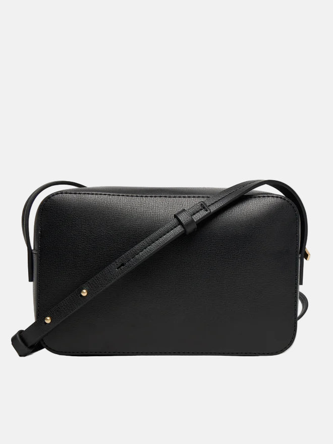 Calvin Klein crna ženska torba sa diskretnim logom-[SKU]