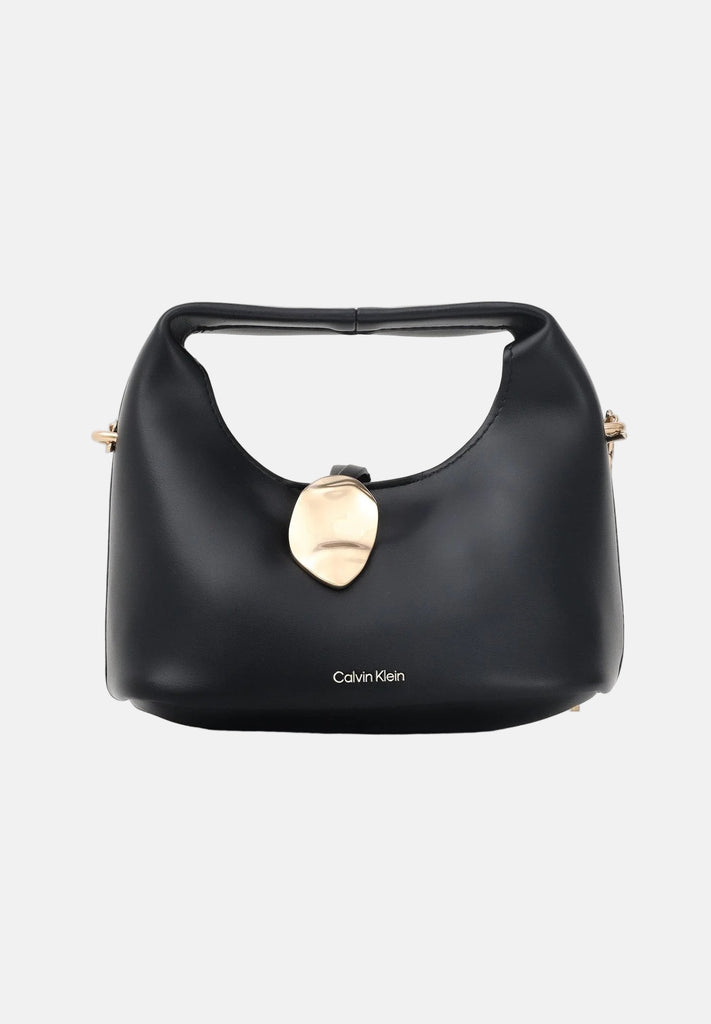 Calvin Klein crna ženska torba sa diskretnim logom-[SKU]