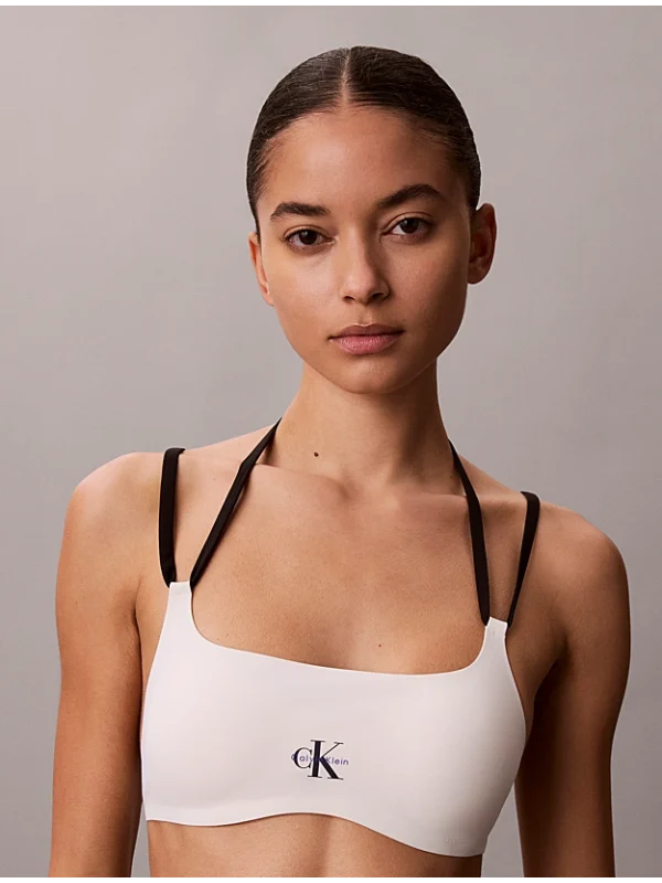 Calvin Klein svjetlosivi ženski kupaći - gornji dio