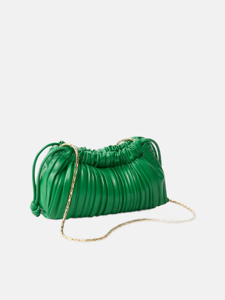 Calvin Klein zelena ženska torba sa zlatnim kaišem-[SKU]