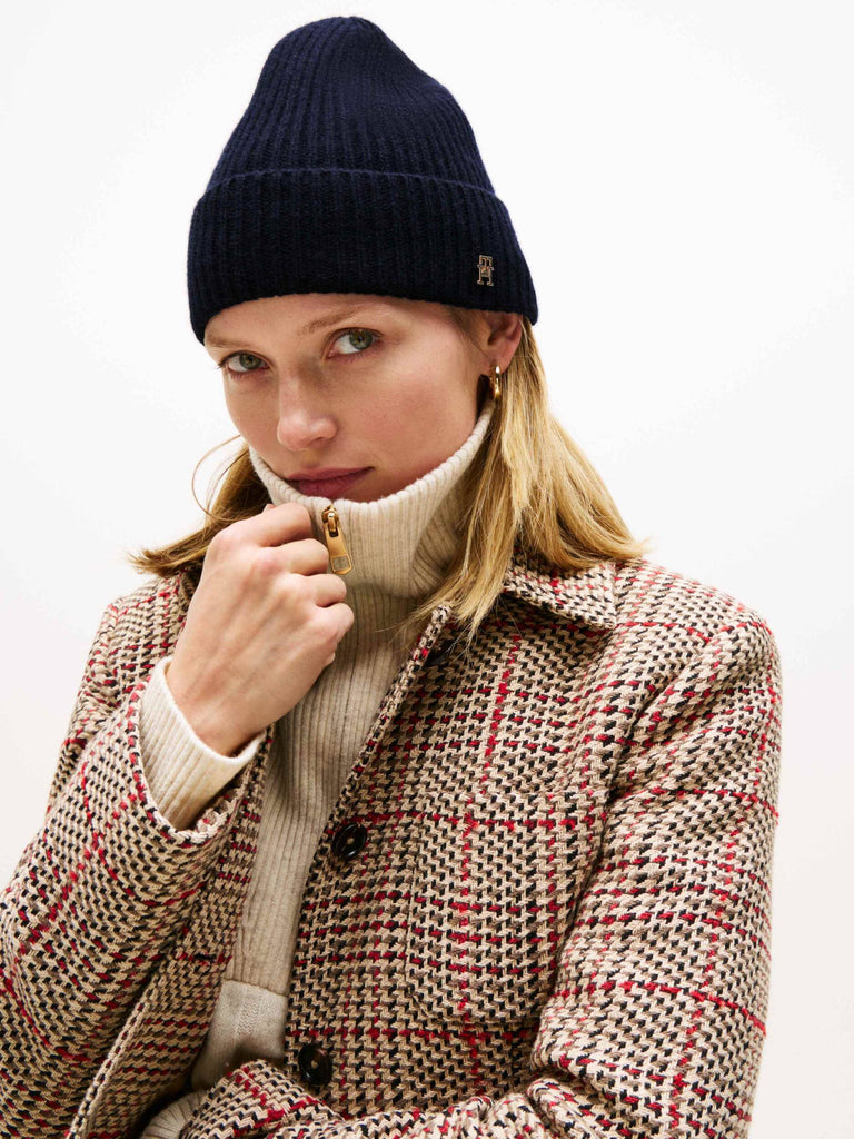 Tommy Hilfiger plava ženska kapa sa sitnim logom-[SKU]