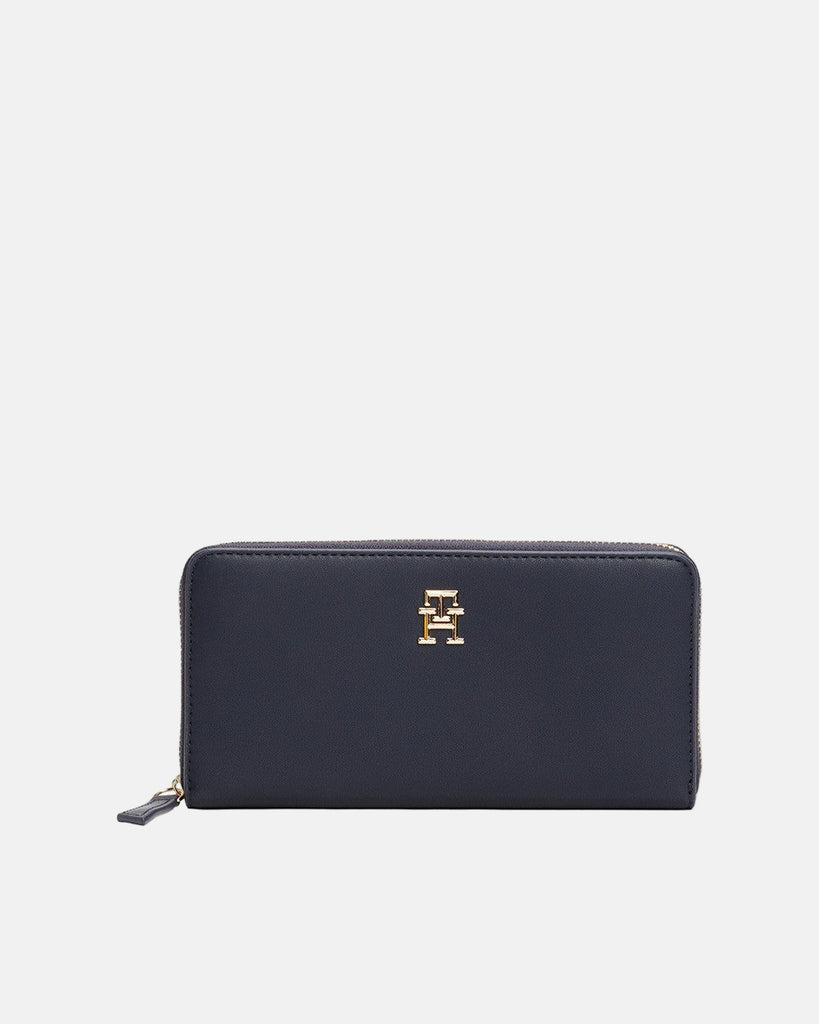 Tommy Hilfiger plavi ženski novčanik sa zlatnim detaljima-[SKU]