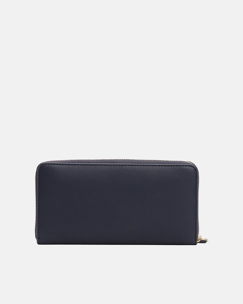 Tommy Hilfiger plavi ženski novčanik sa zlatnim detaljima-[SKU]