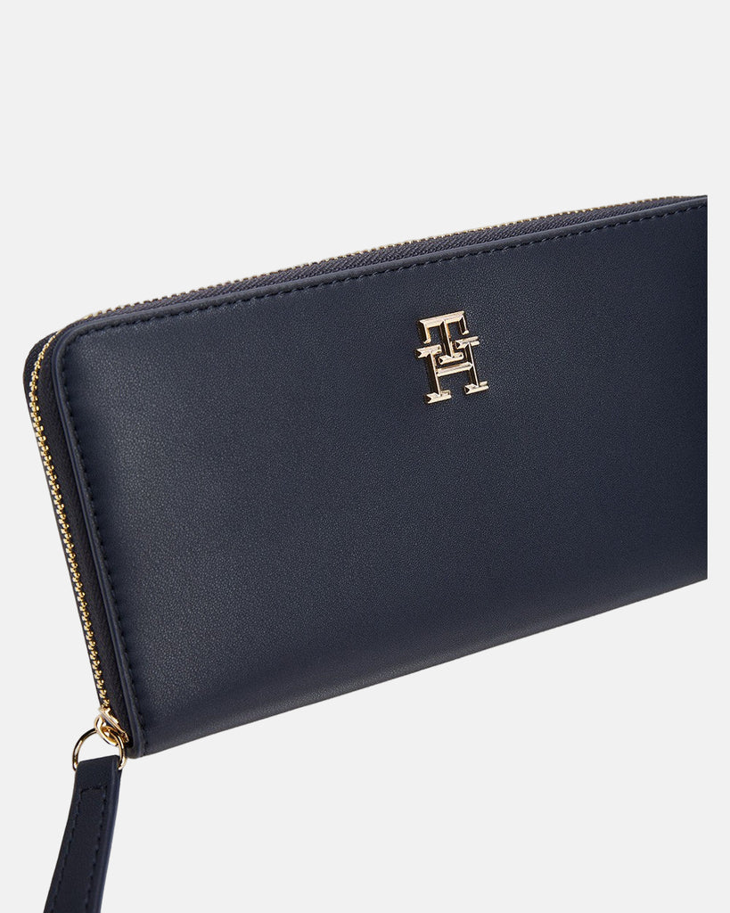 Tommy Hilfiger plavi ženski novčanik sa zlatnim detaljima-[SKU]