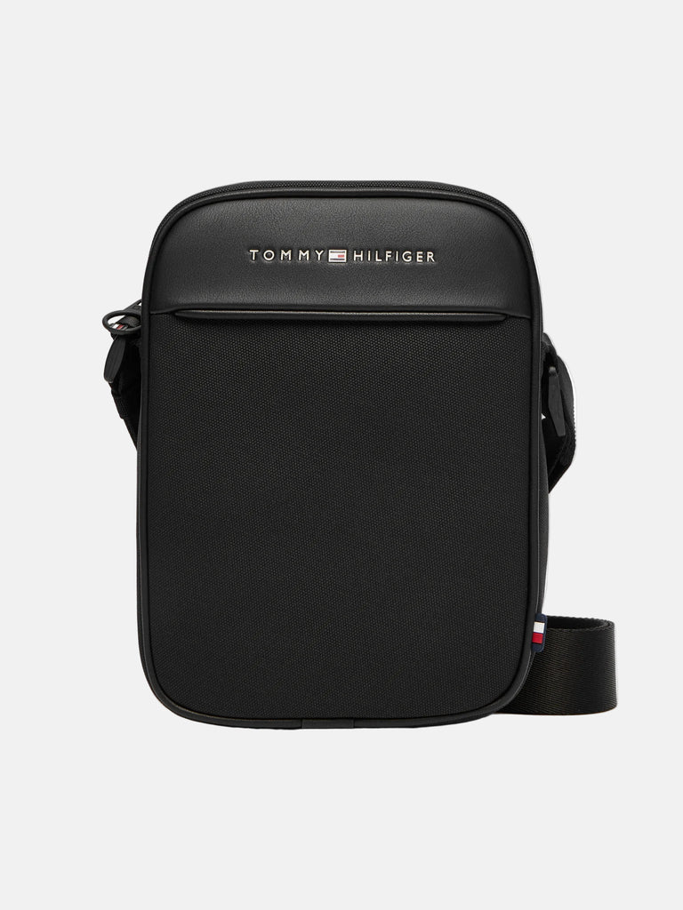 Tommy Hilfiger crna muška torba sa logom-[SKU]
