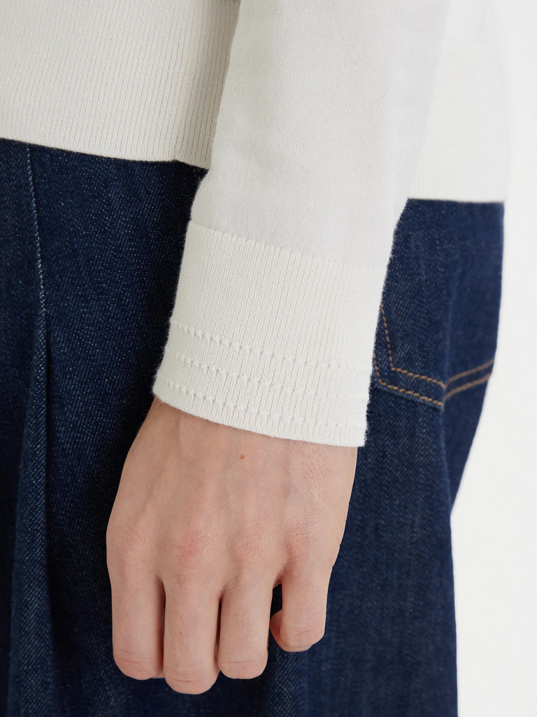 Tommy Hilfiger bijeli ženski džemper šireg kroja-[SKU]