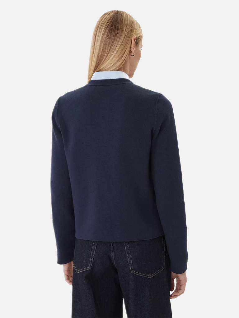 Tommy Hilfiger teget plavi ženski džemper sa dva lica-[SKU]