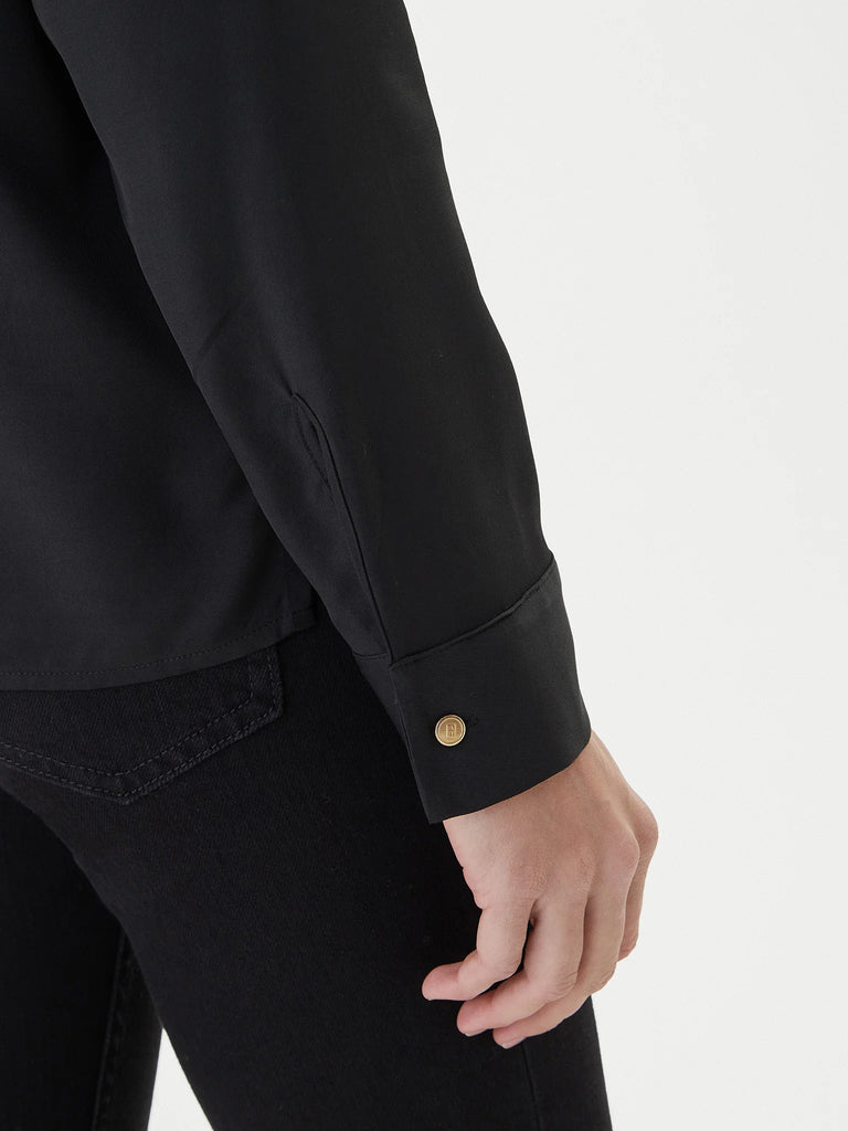 Tommy Hilfiger crna ženska elegantna košulja-[SKU]