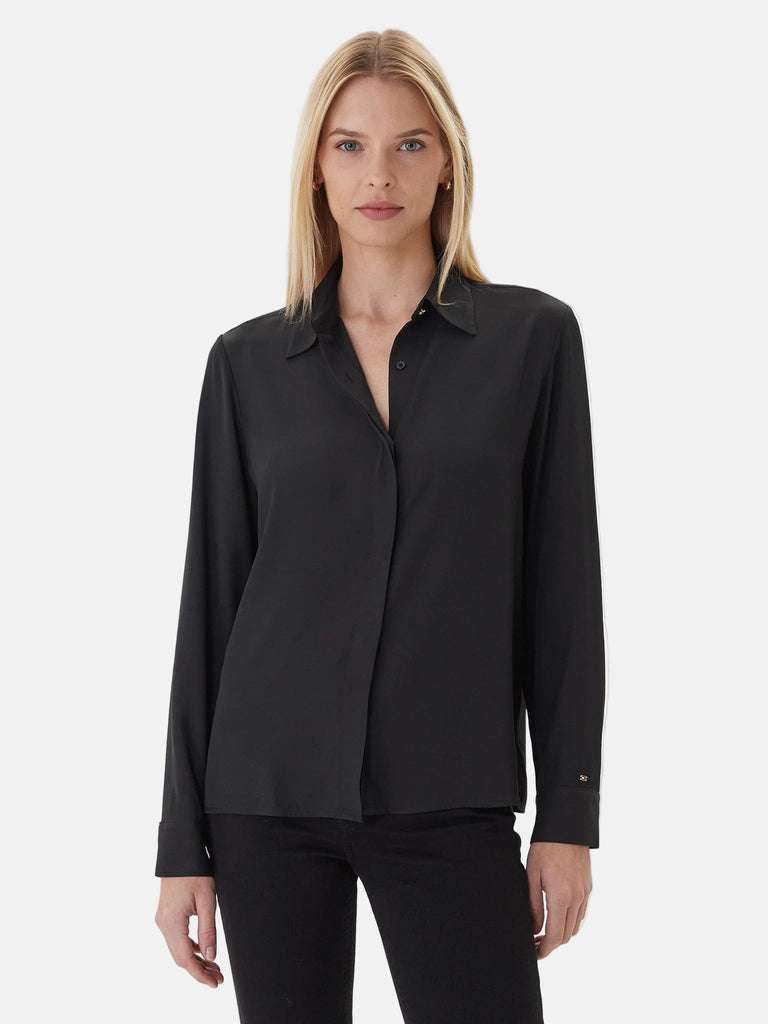 Tommy Hilfiger crna ženska elegantna košulja-[SKU]