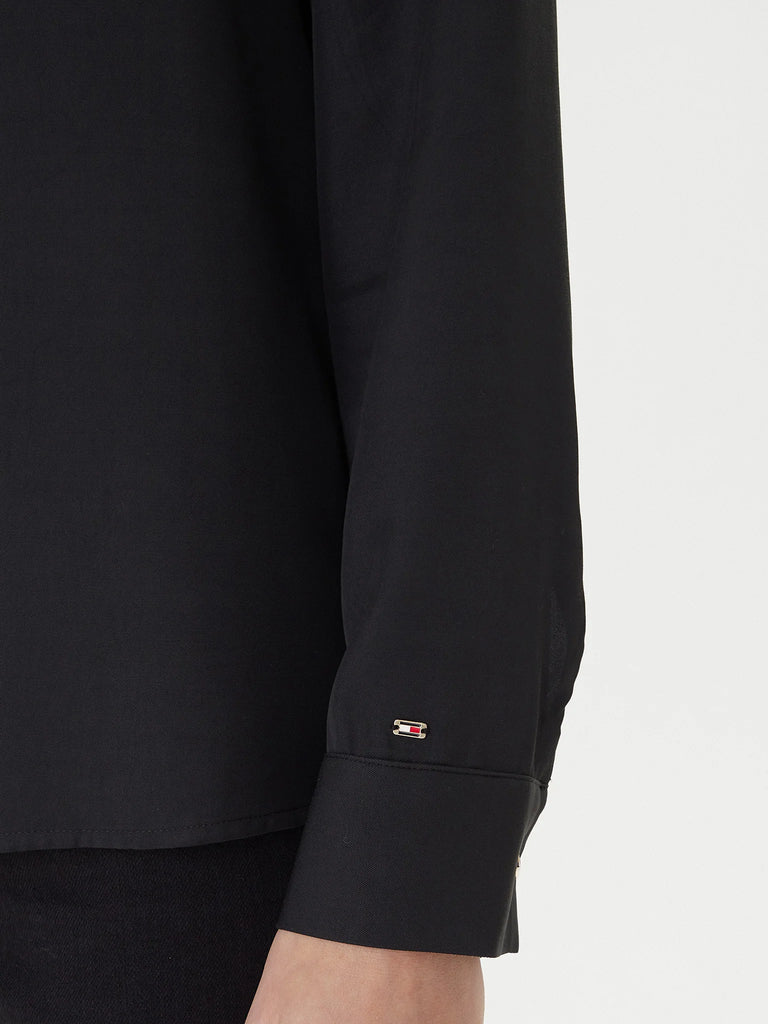 Tommy Hilfiger crna ženska elegantna košulja-[SKU]