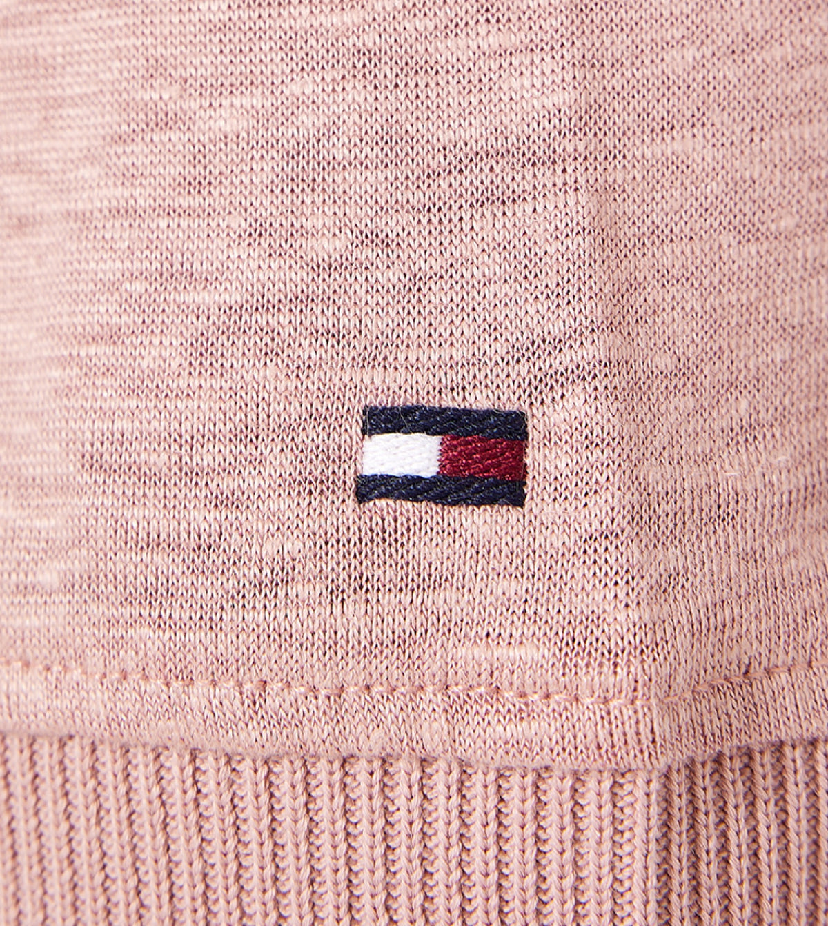 Tommy Hilfiger roza muška polo majica kratkih rukava od lana