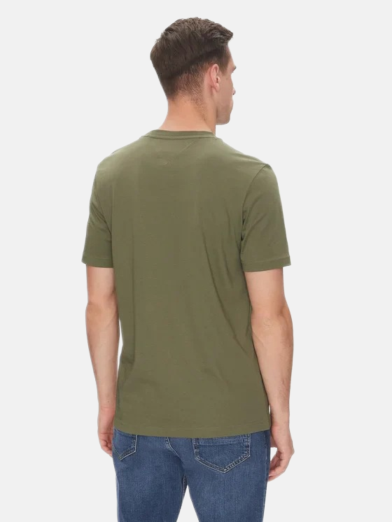 Tommy Hilfiger zelena muška majica kratkih rukava-[SKU]