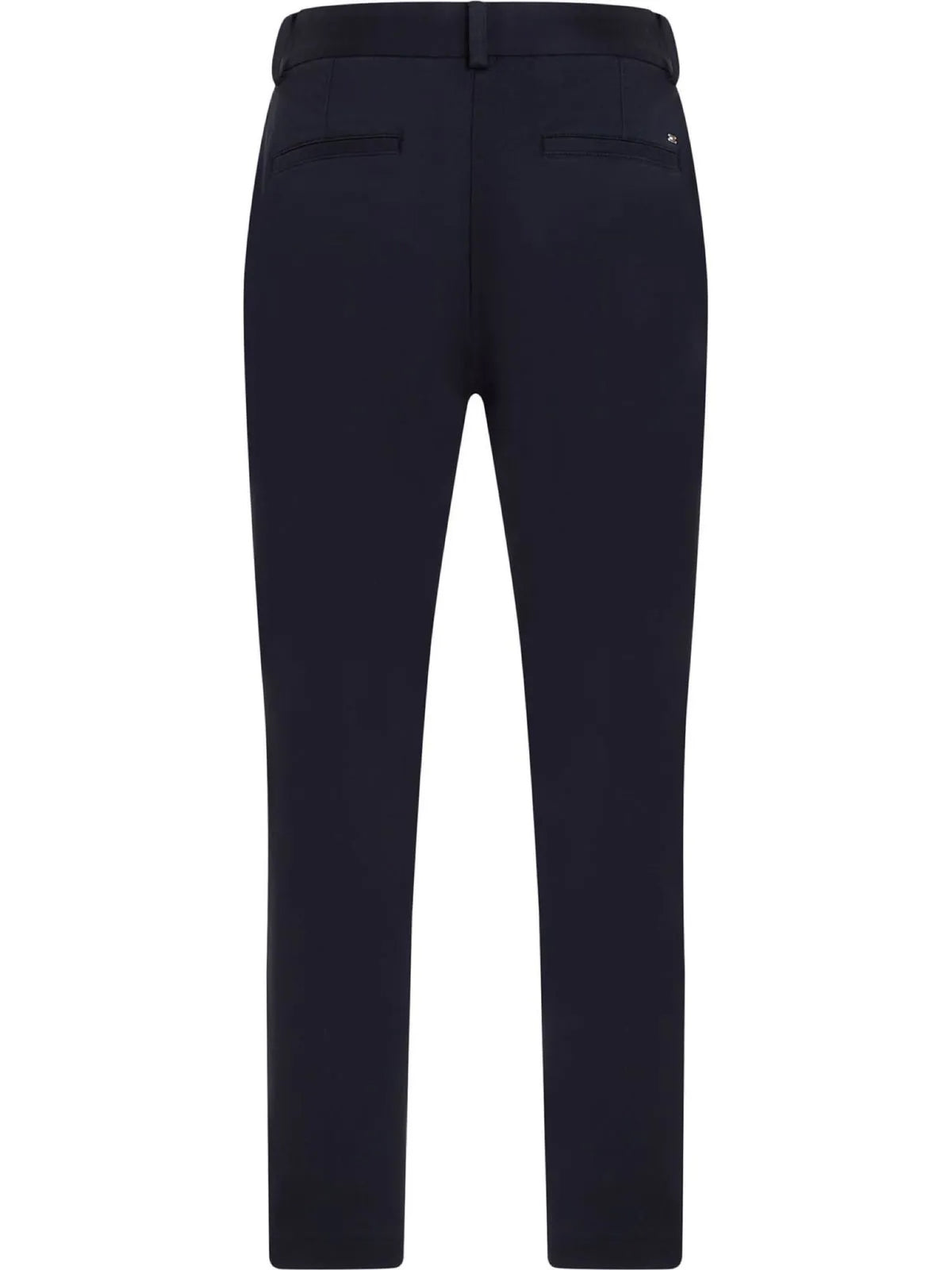 Tommy Hilfiger teget ženske pantalone ravnog kroja sa visokim strukom